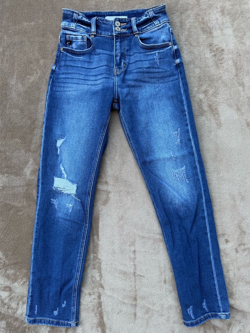 KanCan Distressed High-Rise Skinny Jeans